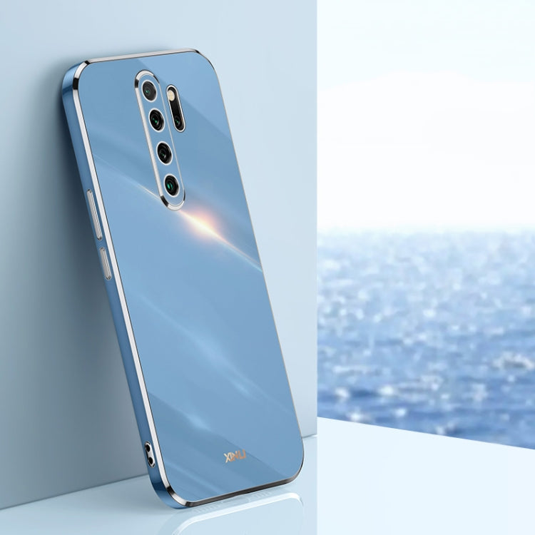 Custodia TPU antiurto con bordo oro per Xiaomi Redmi Note 8 Pro