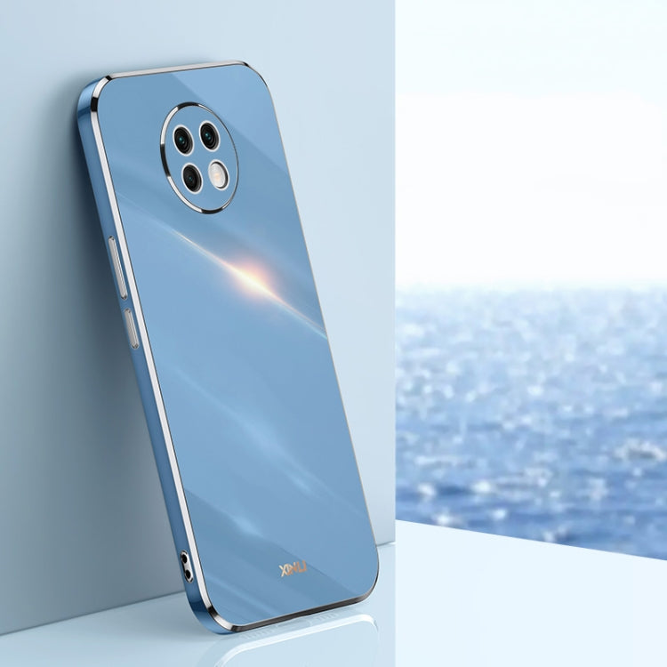 Custodia TPU antiurto con bordo oro per Xiaomi Redmi Note 8 Pro