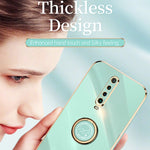 Custodia TPU antiurto con bordo oro per Xiaomi Redmi Note 8 Pro