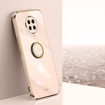 Custodia TPU antiurto con bordo oro per Xiaomi Mi 11 Lite
