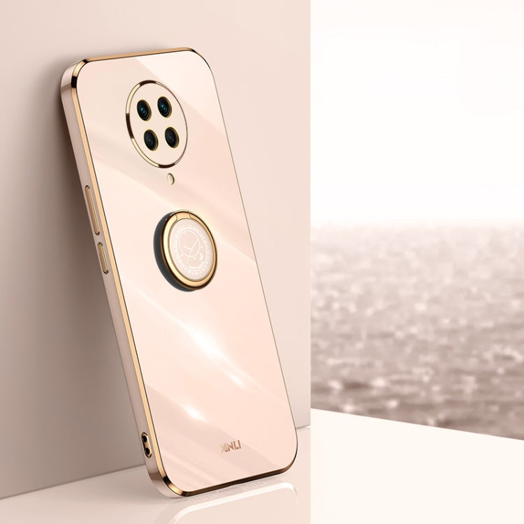 Custodia TPU antiurto con bordo oro per Xiaomi Mi 11 Lite