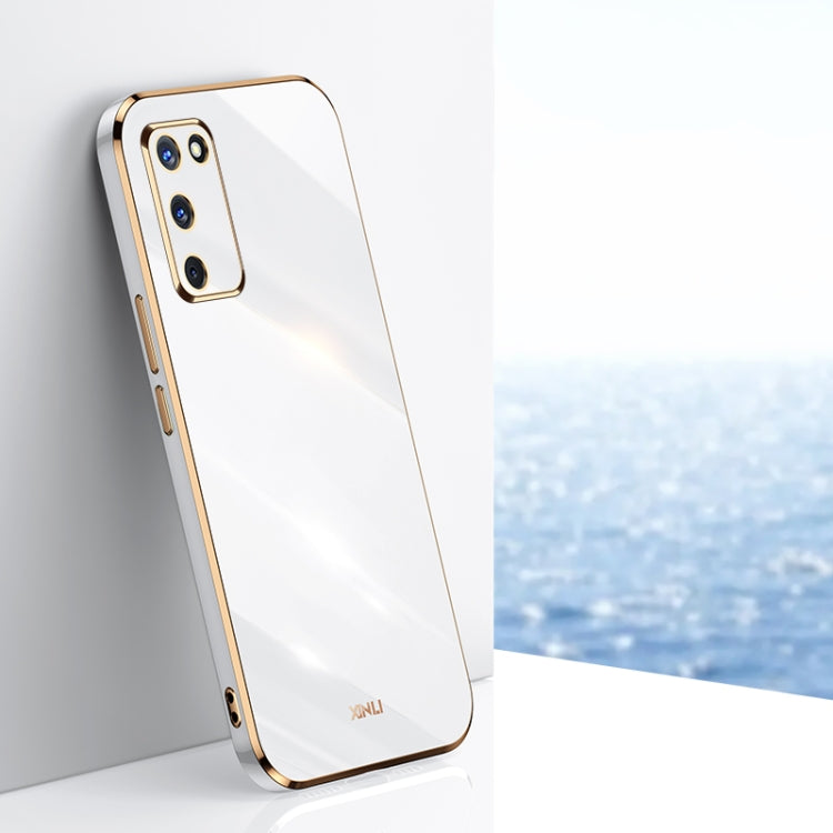 Custodia antiurto in TPU con bordo in oro con placcatura 6D XINLI, For OPPO A55 5G, For OPPO A72, For OPPO A91