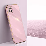 Custodia antiurto in TPU con bordo in oro con placcatura 6D XINLI, For OPPO A55 5G, For OPPO A72, For OPPO A91