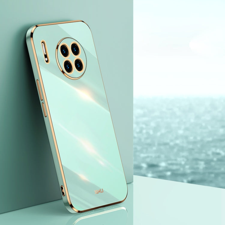 Custodia antiurto in TPU con bordo in oro con placcatura 6D XINLI, For Huawei Mate 30, For Huawei Mate 30 Pro, For Huawei Mate 40