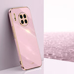Custodia antiurto in TPU con bordo in oro con placcatura 6D XINLI, For Huawei Mate 30, For Huawei Mate 30 Pro, For Huawei Mate 40