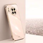 Custodia antiurto in TPU con bordo in oro con placcatura 6D XINLI, For Huawei Mate 30, For Huawei Mate 30 Pro, For Huawei Mate 40