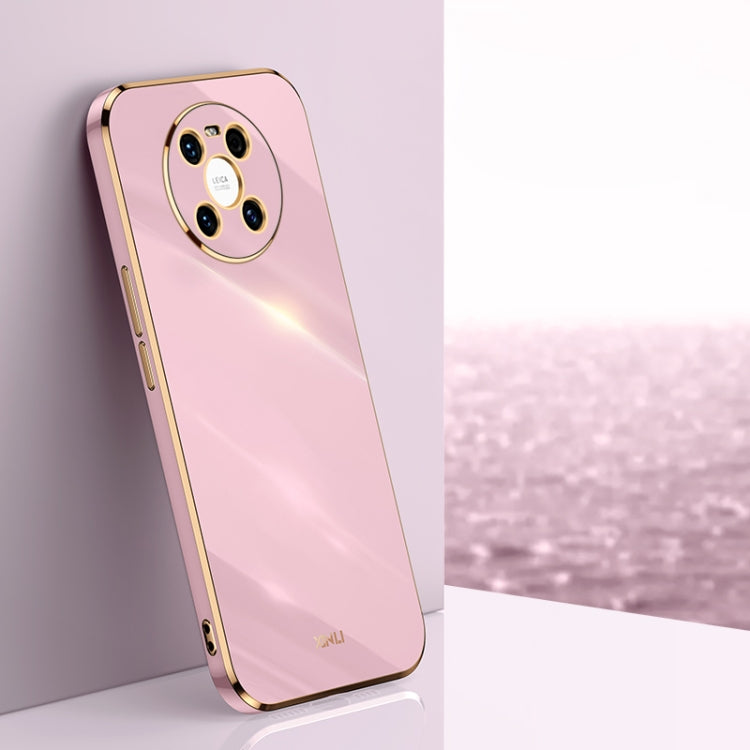 Custodia antiurto in TPU con bordo in oro con placcatura 6D XINLI, For Huawei Mate 30, For Huawei Mate 30 Pro, For Huawei Mate 40