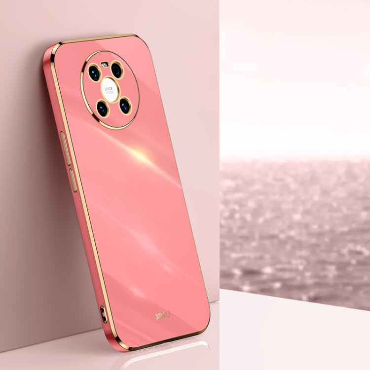 Custodia antiurto in TPU con bordo in oro con placcatura 6D XINLI, For Huawei Mate 30, For Huawei Mate 30 Pro, For Huawei Mate 40