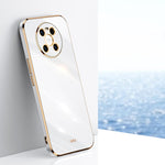 Custodia antiurto in TPU con bordo in oro con placcatura 6D XINLI, For Huawei Mate 30, For Huawei Mate 30 Pro, For Huawei Mate 40