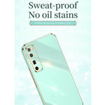 Custodia antiurto in TPU con bordo in oro con placcatura 6D XINLI, For Huawei nova 7 5G, For Huawei nova 7 Pro 5G, For Huawei nova 7 SE