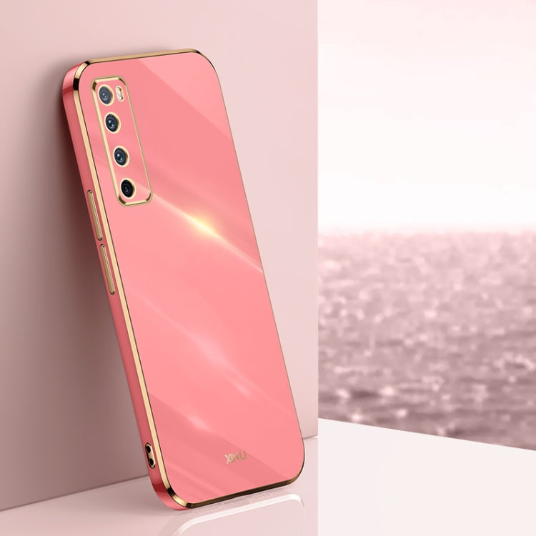 Custodia antiurto in TPU con bordo in oro con placcatura 6D XINLI, For Huawei nova 7 5G, For Huawei nova 7 Pro 5G, For Huawei nova 7 SE