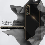 Custodia antiurto in TPU con bordo in oro con placcatura 6D XINLI, For Honor 30S, For Honor 30 Youth, For Honor 50 Pro