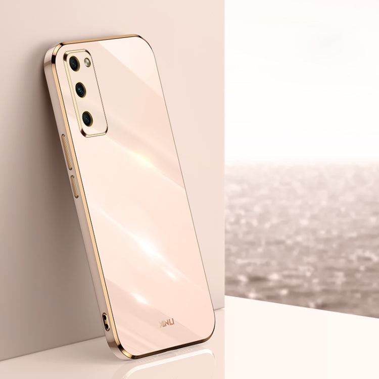Custodia antiurto in TPU con bordo in oro con placcatura 6D XINLI, For Honor 30S, For Honor 30 Youth, For Honor 50 Pro