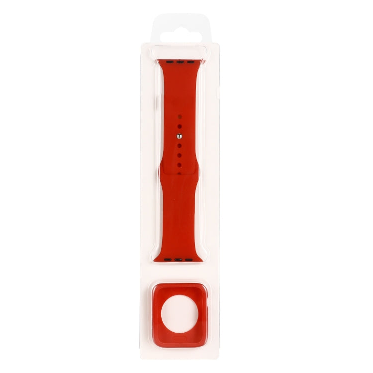 Cinturino in silicone con custodia per Apple Watch 42mm