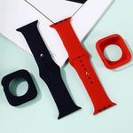 Cinturino in silicone con custodia per Apple Watch 42mm