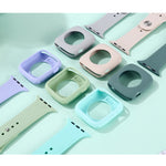 Cinturino in silicone con custodia per Apple Watch 42mm