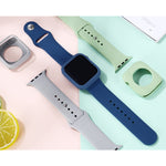 Cinturino in silicone con custodia per Apple Watch 42mm