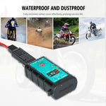 Caricabatterie doppio USB rapido per moto DC12-24V con voltmetro