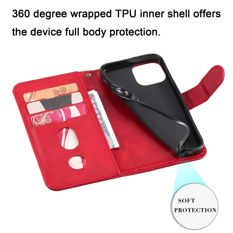 Custodia portafoglio in pelle con cerniera per iPhone 13 - immagine 6