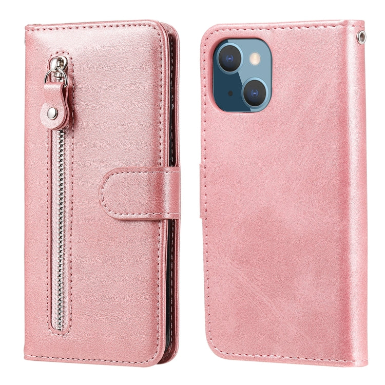 Custodia portafoglio in pelle con cerniera per iPhone 13 - immagine 8
