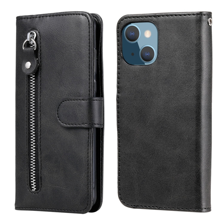 Custodia portafoglio in pelle con cerniera per iPhone 13 - immagine 9