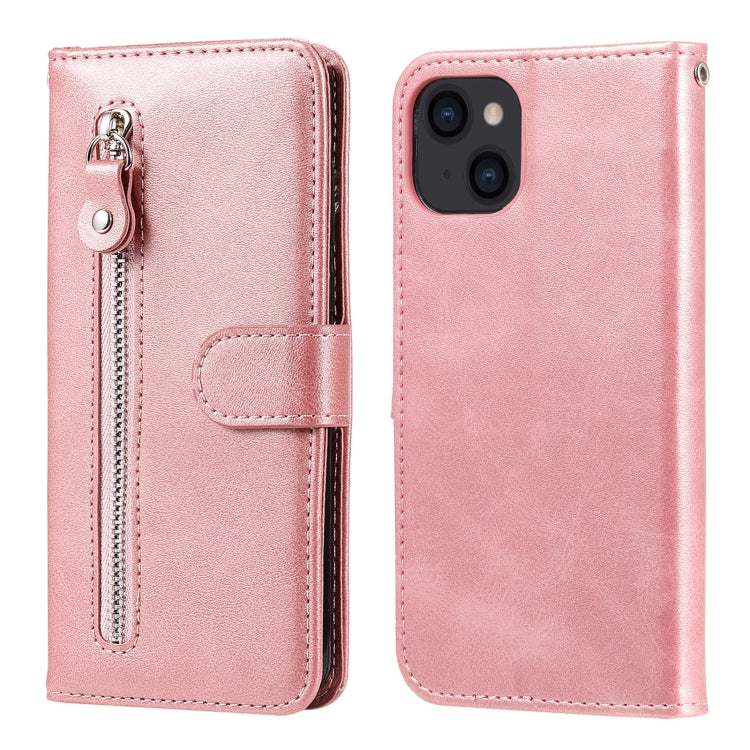 Custodia portafoglio in pelle con cerniera per iPhone 13 - immagine 13
