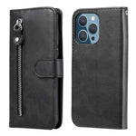 Custodia portafoglio in pelle con cerniera per iPhone 13 - immagine 19