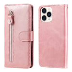 Custodia portafoglio in pelle con cerniera per iPhone 13 - immagine 23