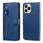 Custodia portafoglio in pelle con cerniera per iPhone 13 - immagine 25