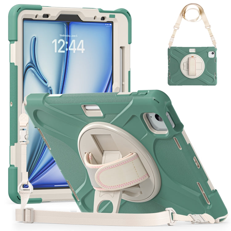 Custodia in silicone e PC con tracolla per iPad Air e Pro