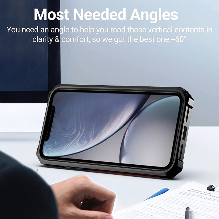 Cover scorrevole PC TPU con slot carte per iPhone XR