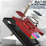 Cover scorrevole PC TPU con slot carte per iPhone XR