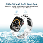 Cinturino in silicone bicolore per Apple Watch 38-45mm