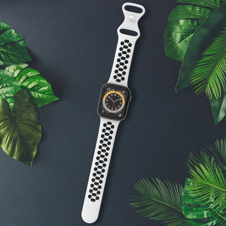 Cinturino in silicone bicolore per Apple Watch 38-45mm
