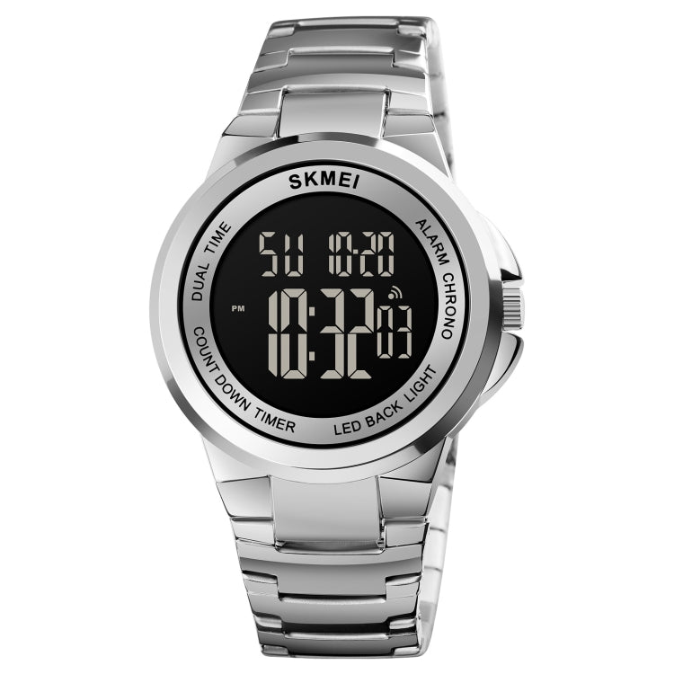 SKMEI 1712 Orologio digitale acciaio inox Dual Time