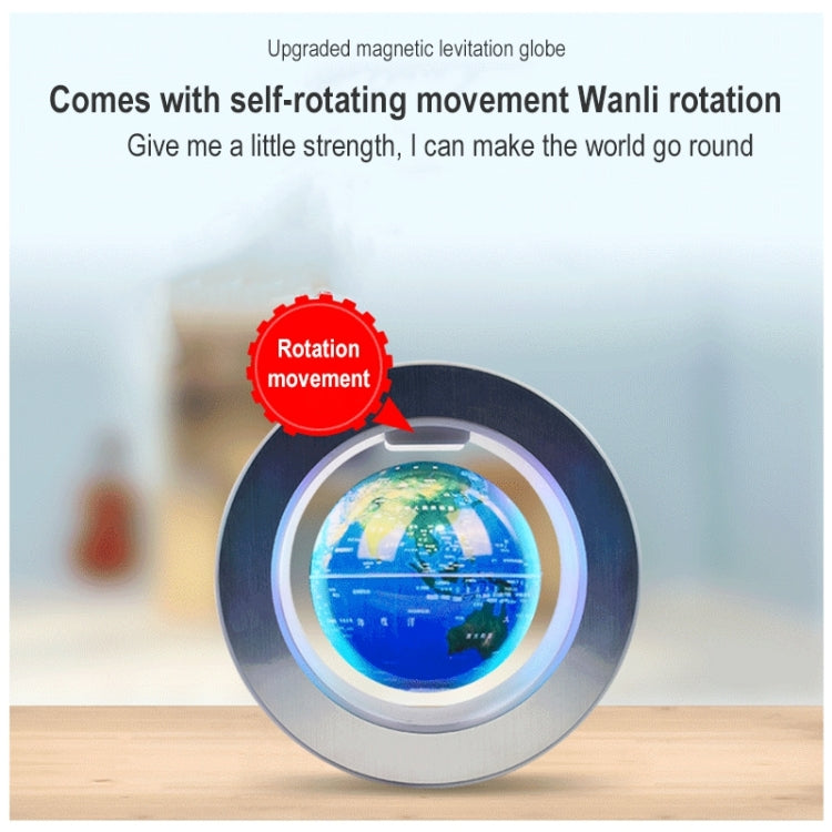 Globo a levitazione magnetica con luce LED