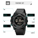 SKMEI 1736 Orologio digitale LED impermeabile 50m