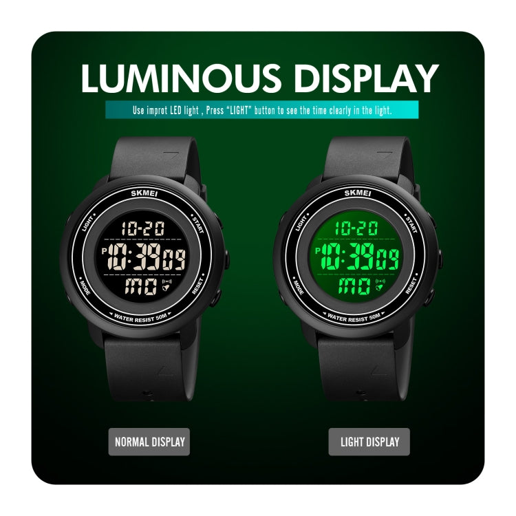SKMEI 1736 Orologio digitale LED impermeabile 50m