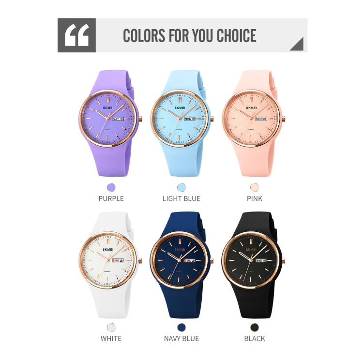 SKMEI 1747 Orologio donna al quarzo con cinturino silicone