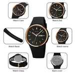 SKMEI 1747 Orologio donna al quarzo con cinturino silicone