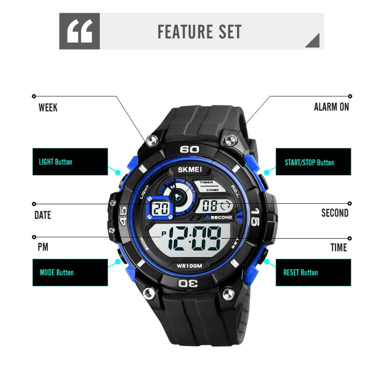 SKMEI 1756 Orologio Digitale Sportivo Uomo 100m