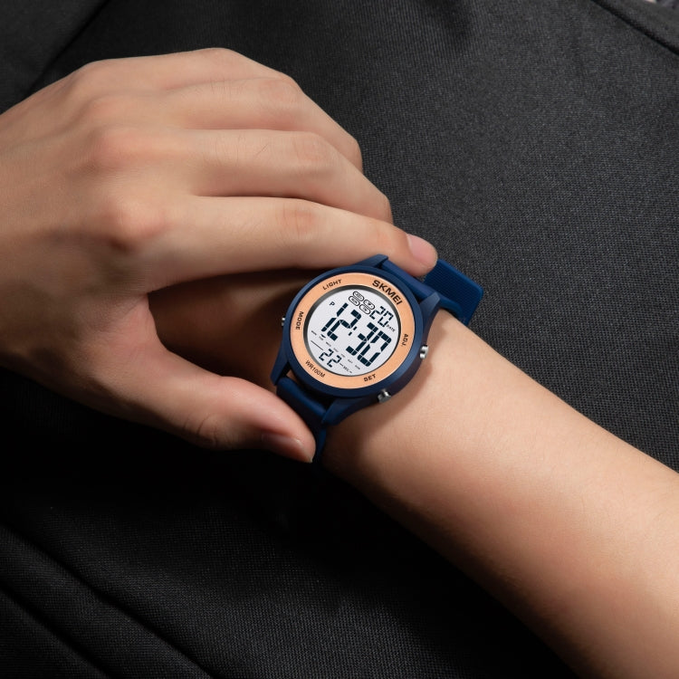 SKMEI 1758 Orologio digitale LED con cinturino in silicone