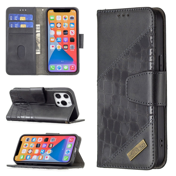 Custodia portafoglio in PU effetto coccodrillo per iPhone 13