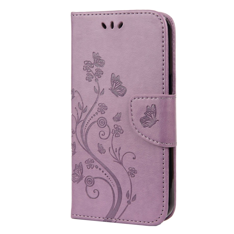 Custodia portafoglio in pelle con motivo farfalla per iPhone 13 P