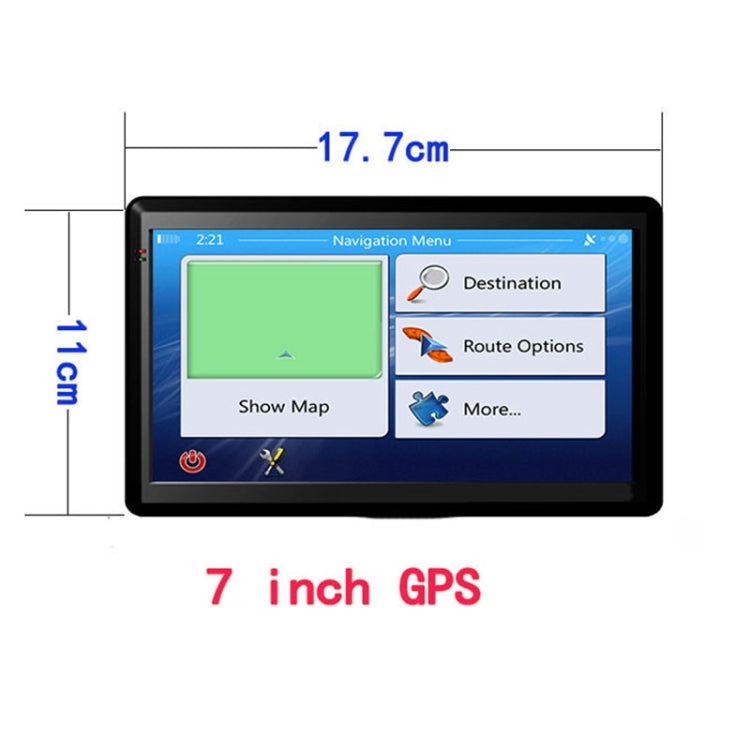 Navigatore GPS auto 7 pollici con mappe Russia e Ucraina