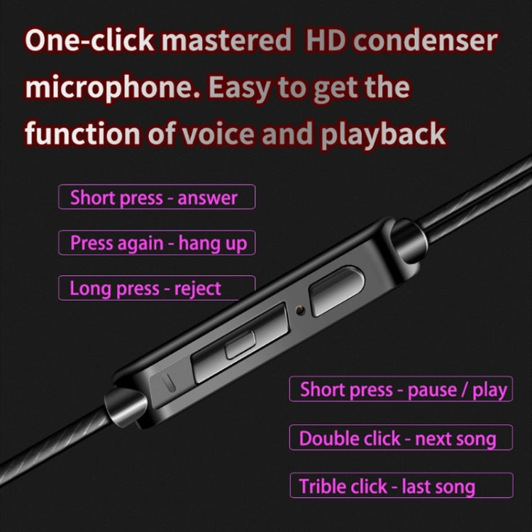 QKZ AK6 Auricolari in-ear sportivi con subwoofer 3,5 mm