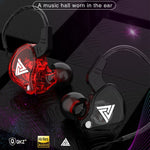QKZ AK6 Auricolari in-ear sportivi con subwoofer 3,5 mm