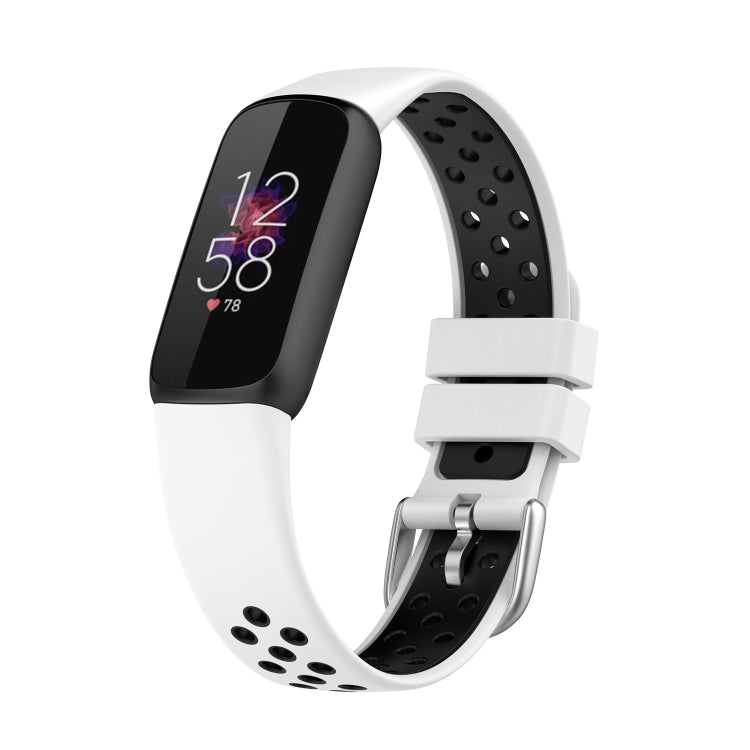 Cinturino silicone bicolore per Fitbit Luxe