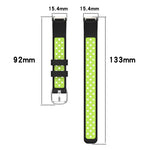 Cinturino silicone bicolore per Fitbit Luxe