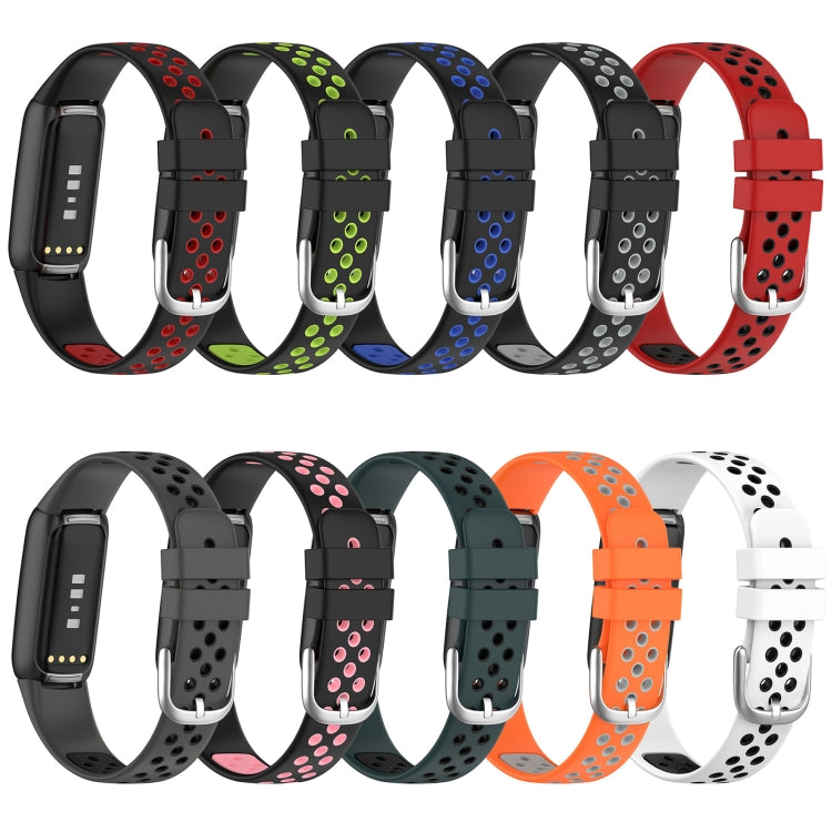 Cinturino silicone bicolore per Fitbit Luxe